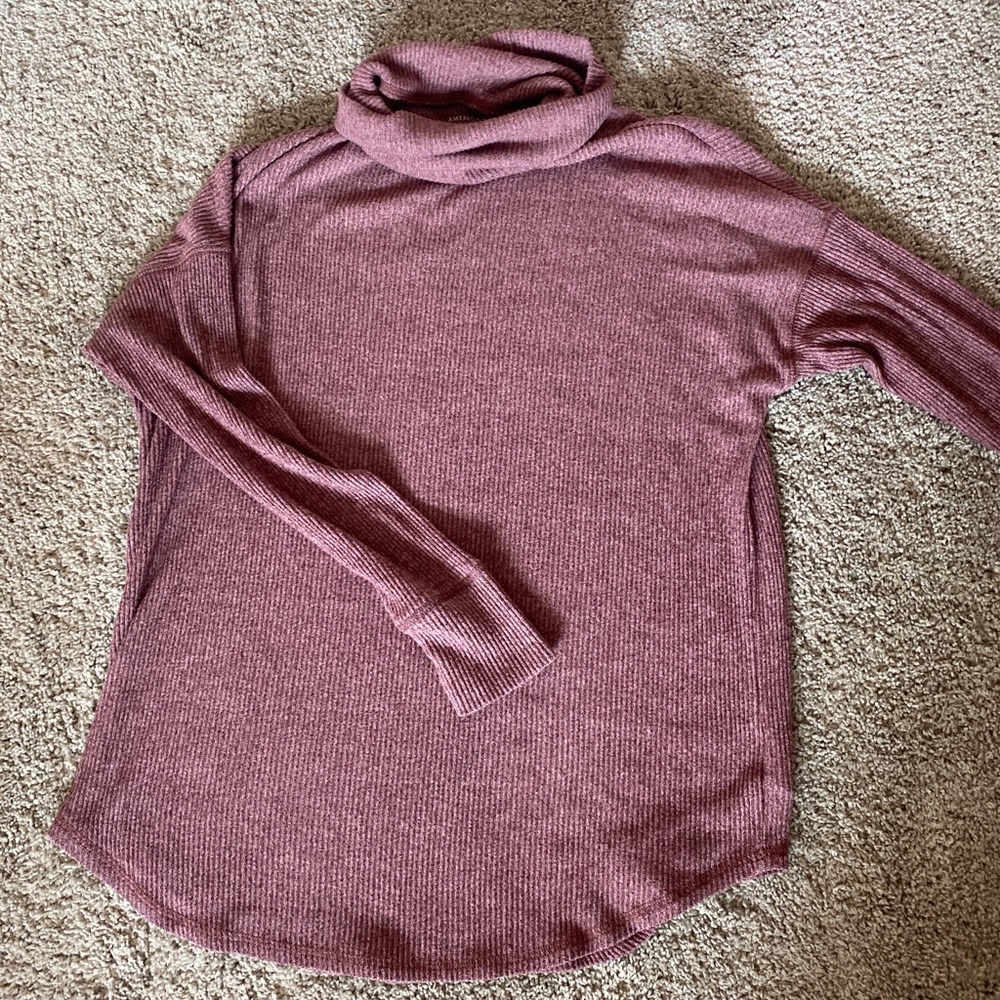 American Eagle Mock Neck Sweater